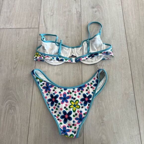 Black bough Fiona High Rise Cheeky Bottoms size XL and top size 2XL - Picture 3 of 7